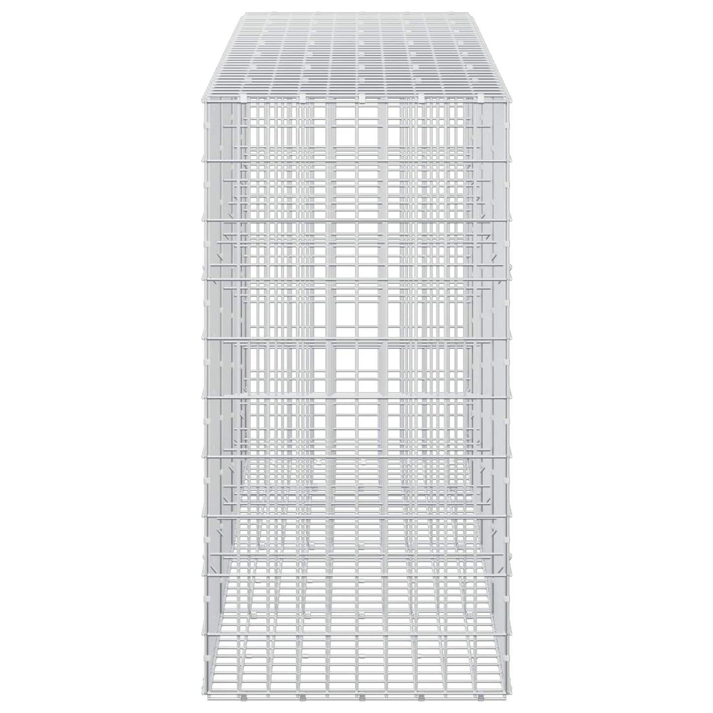vidaXL Γκαμπιόν με σύρμα 5 mm και πλέγμα 5x10 cm 350x50x100 εκ.