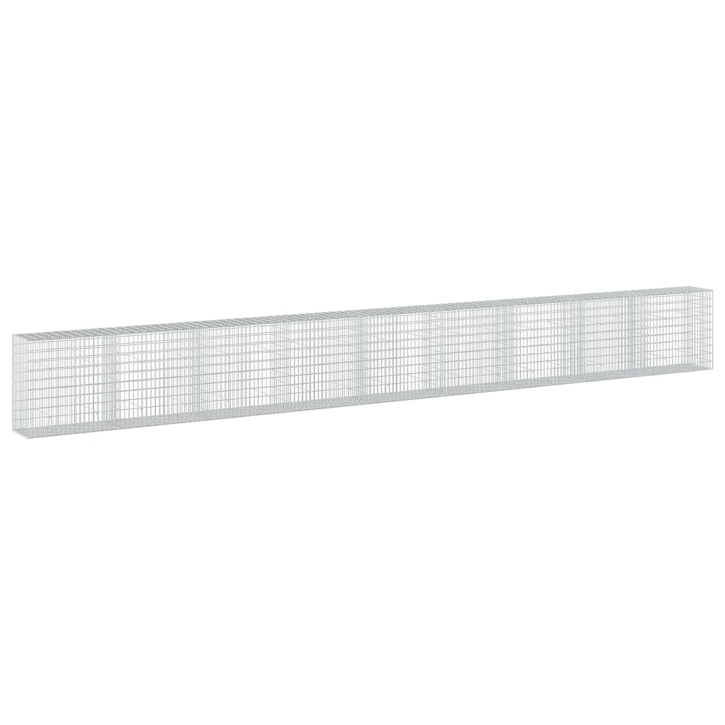 vidaXL Γκαμπιόν με σύρμα 5 mm και πλέγμα 5x10 cm 900x50x100 εκ