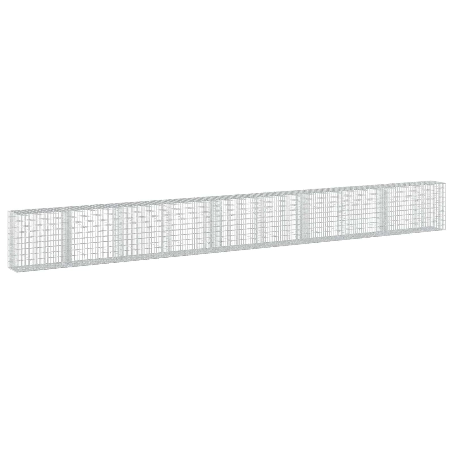 vidaXL Γκαμπιόν με σύρμα 5 mm και πλέγμα 5x10 cm 950x50x100 εκ