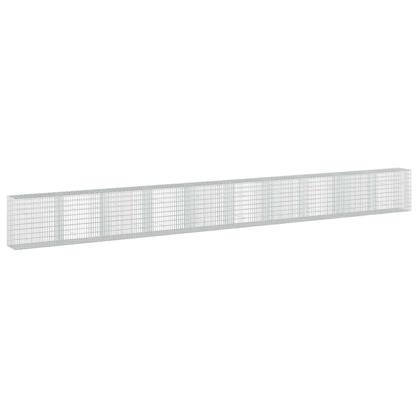 vidaXL Γκαμπιόν με σύρμα 5 mm και πλέγμα 5x10 cm 1000x50x100 εκ.