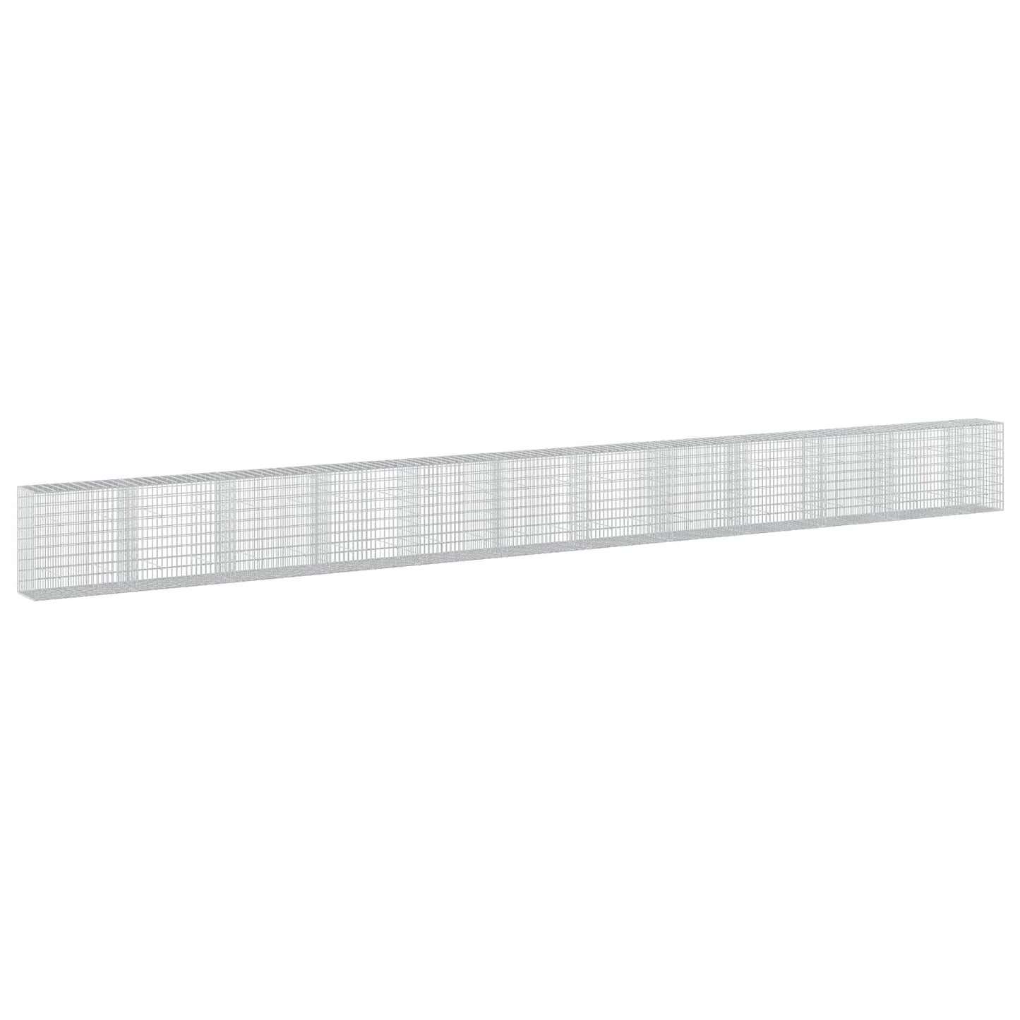 vidaXL Γκαμπιόν με σύρμα 5 mm και πλέγμα 5x10 cm 1150x50x100 εκ