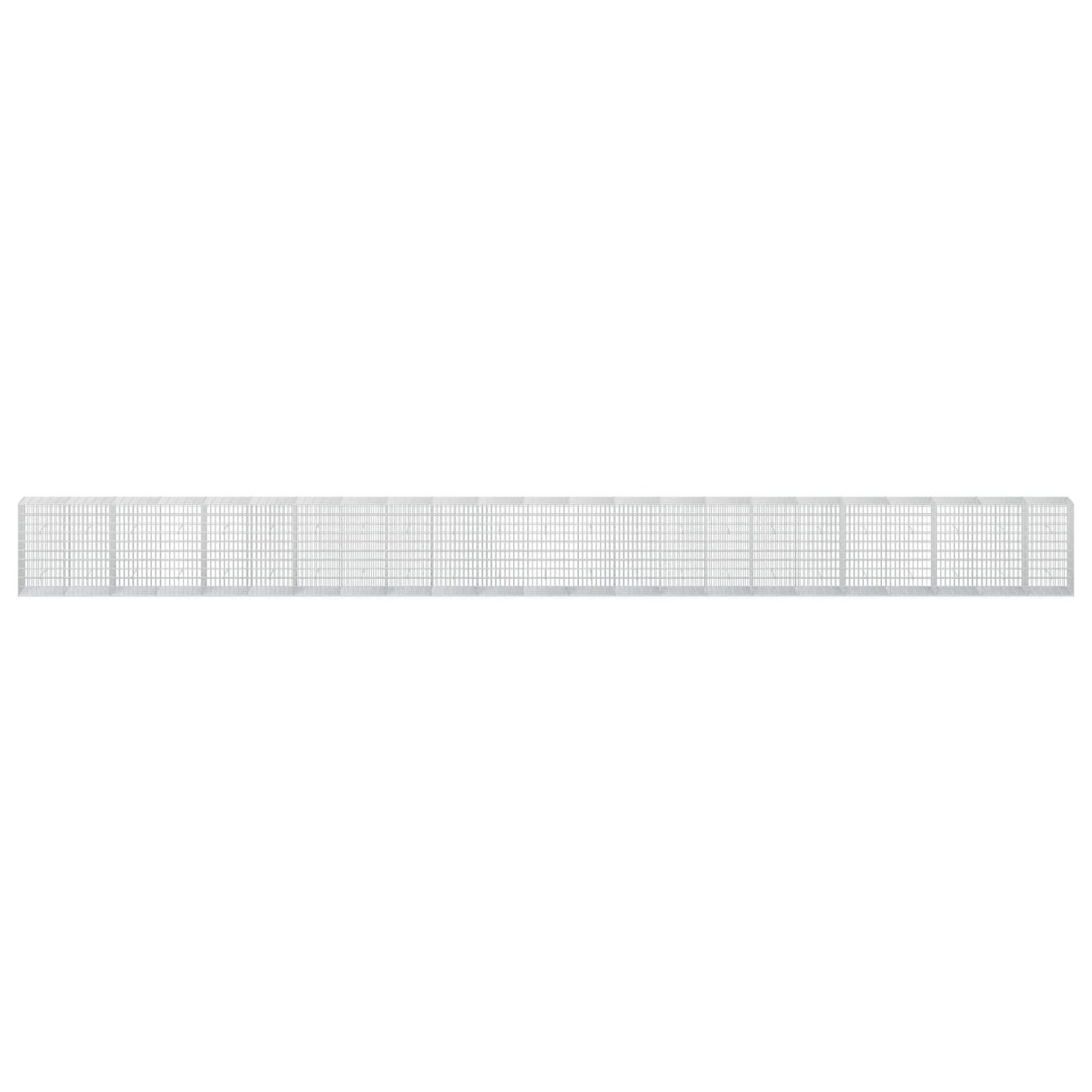 vidaXL Γκαμπιόν με σύρμα 5 mm και πλέγμα 5x10 cm 1150x50x100 εκ
