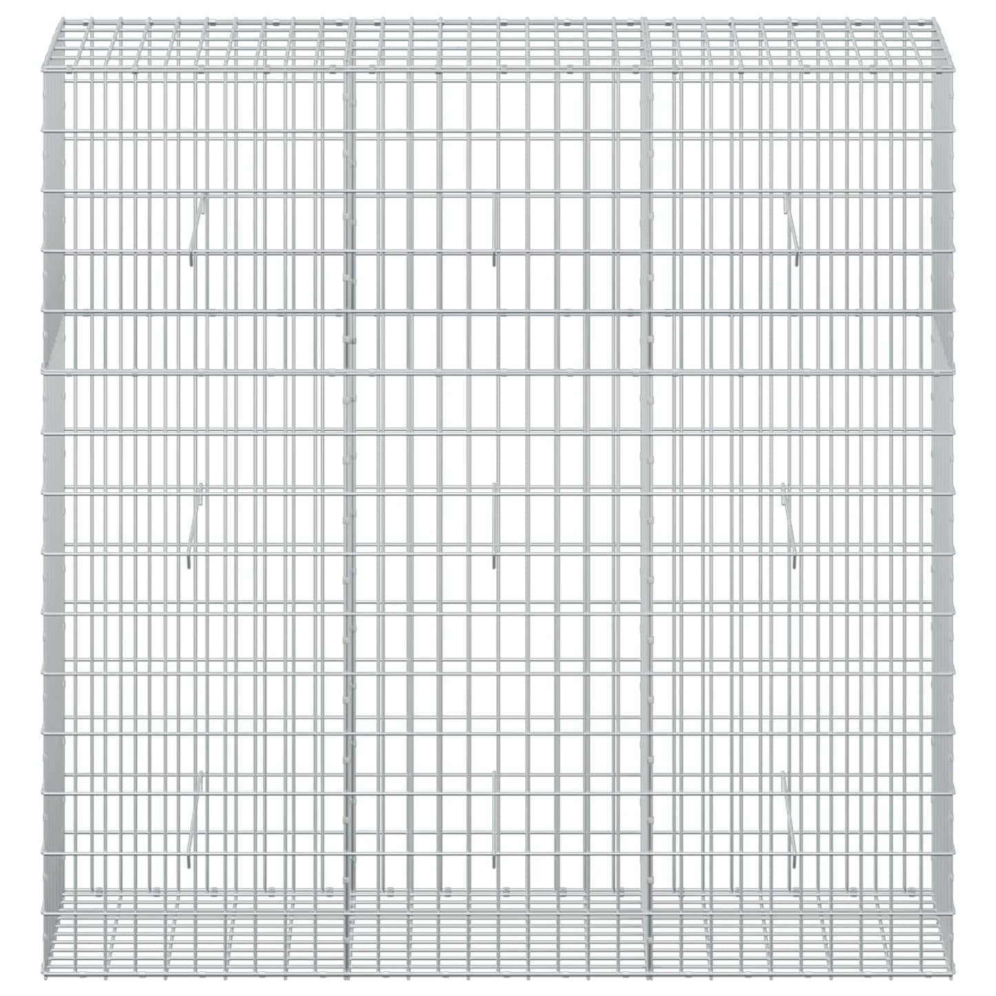 vidaXL Γκαμπιόν με σύρμα 5 mm και πλέγμα 5x10 cm 150x50x150 εκ