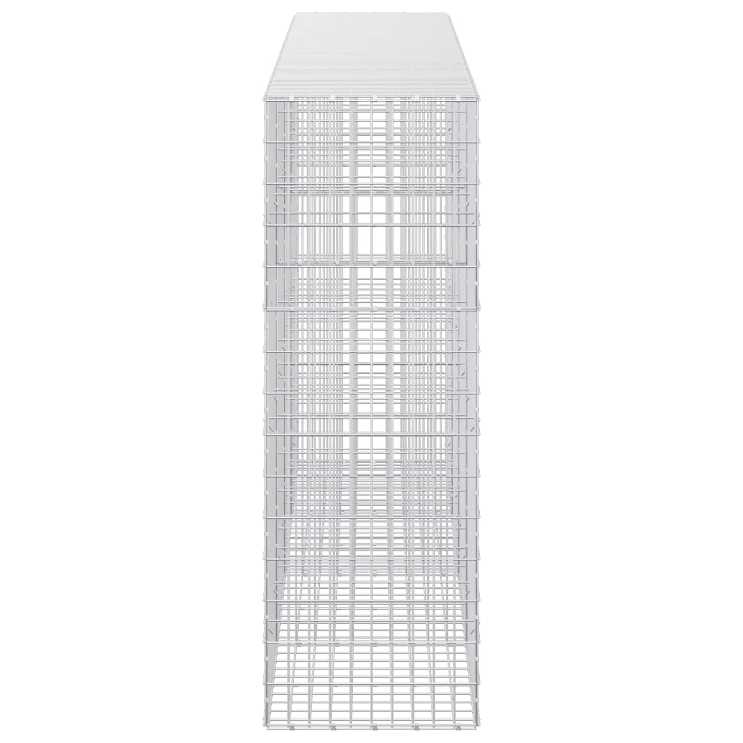 vidaXL Γκαμπιόν με σύρμα 5 mm και πλέγμα 5x10 cm 400x50x150 εκ