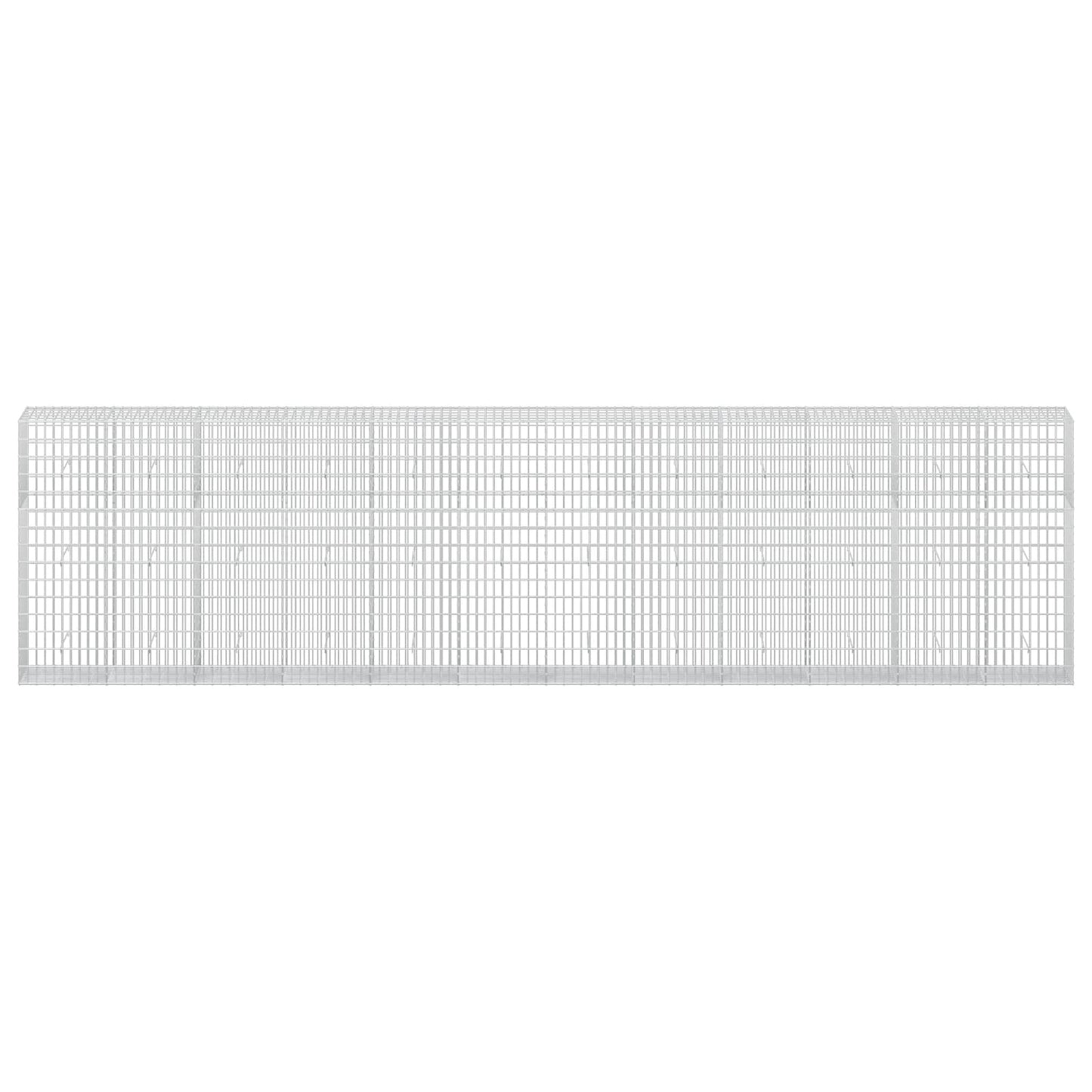 vidaXL Γκαμπιόν με σύρμα 5 mm και πλέγμα 5x10 cm 600x50x150 εκ