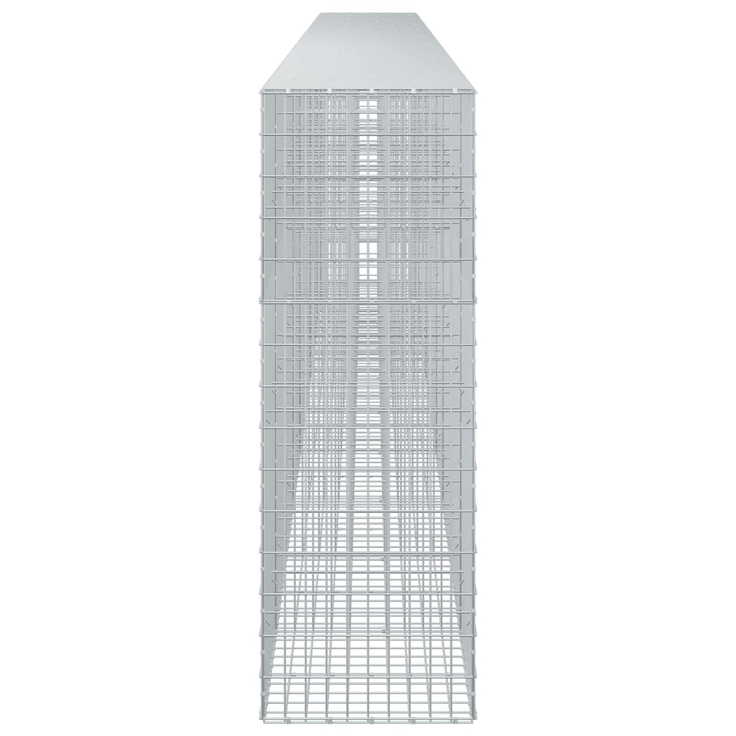 vidaXL Γκαμπιόν με σύρμα 5 mm και πλέγμα 5x10 cm 900x50x150 εκ