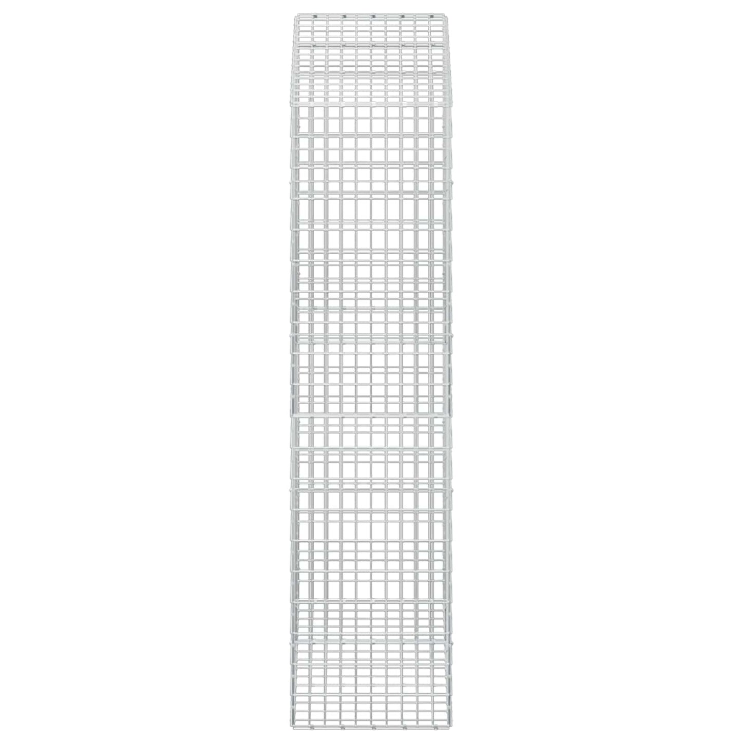 vidaXL Γκαμπιόν με σύρμα 5 mm και πλέγμα 5x10 cm 150x50x200 εκ