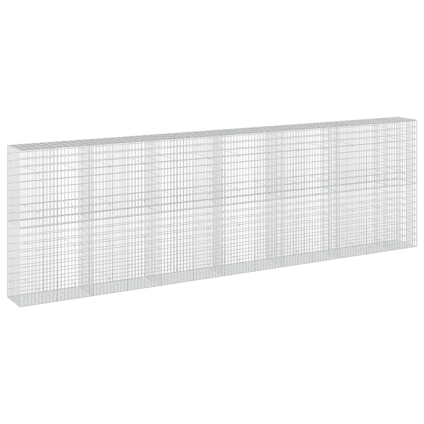 vidaXL Γκαμπιόν με σύρμα 5 mm και πλέγμα 5x10 cm 650x50x200 εκ