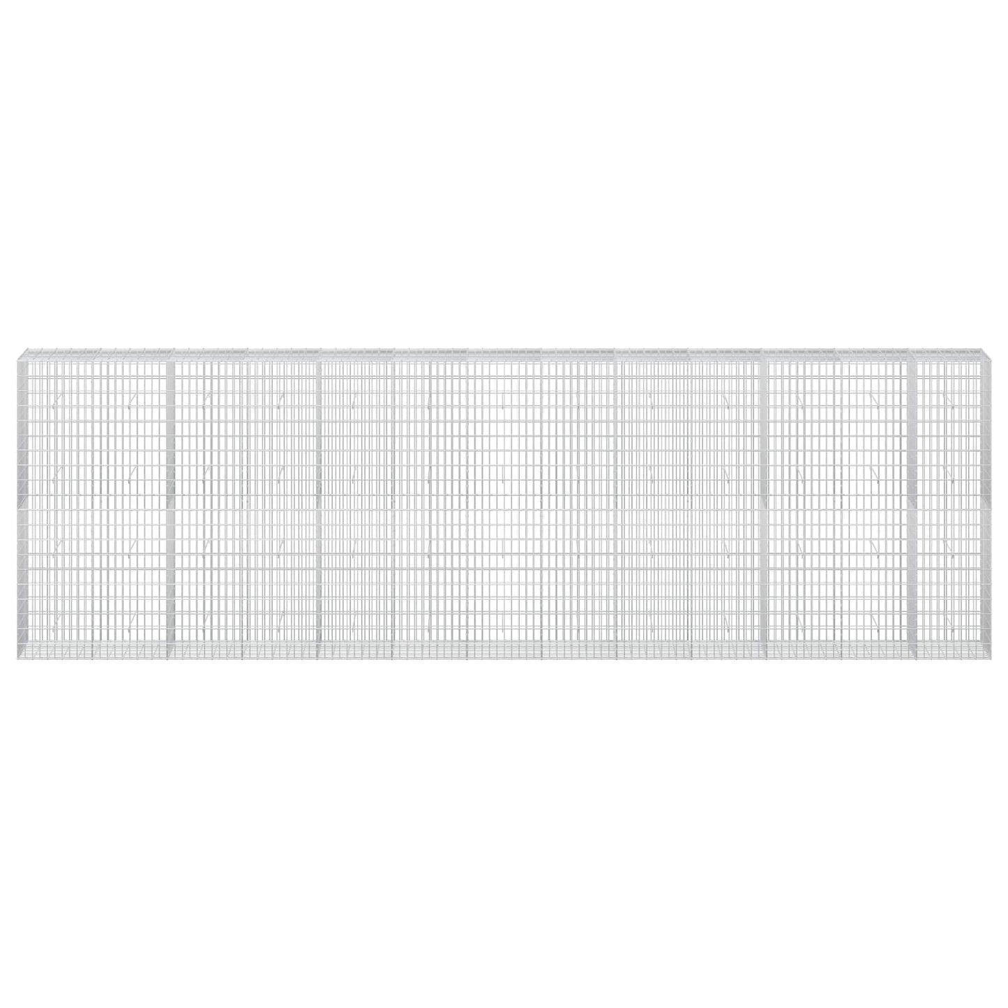 vidaXL Γκαμπιόν με σύρμα 5 mm και πλέγμα 5x10 cm 650x50x200 εκ