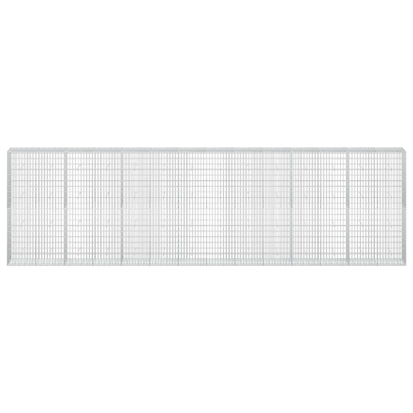 vidaXL Γκαμπιόν με σύρμα 5 mm και πλέγμα 5x10 cm 700x50x200 εκ