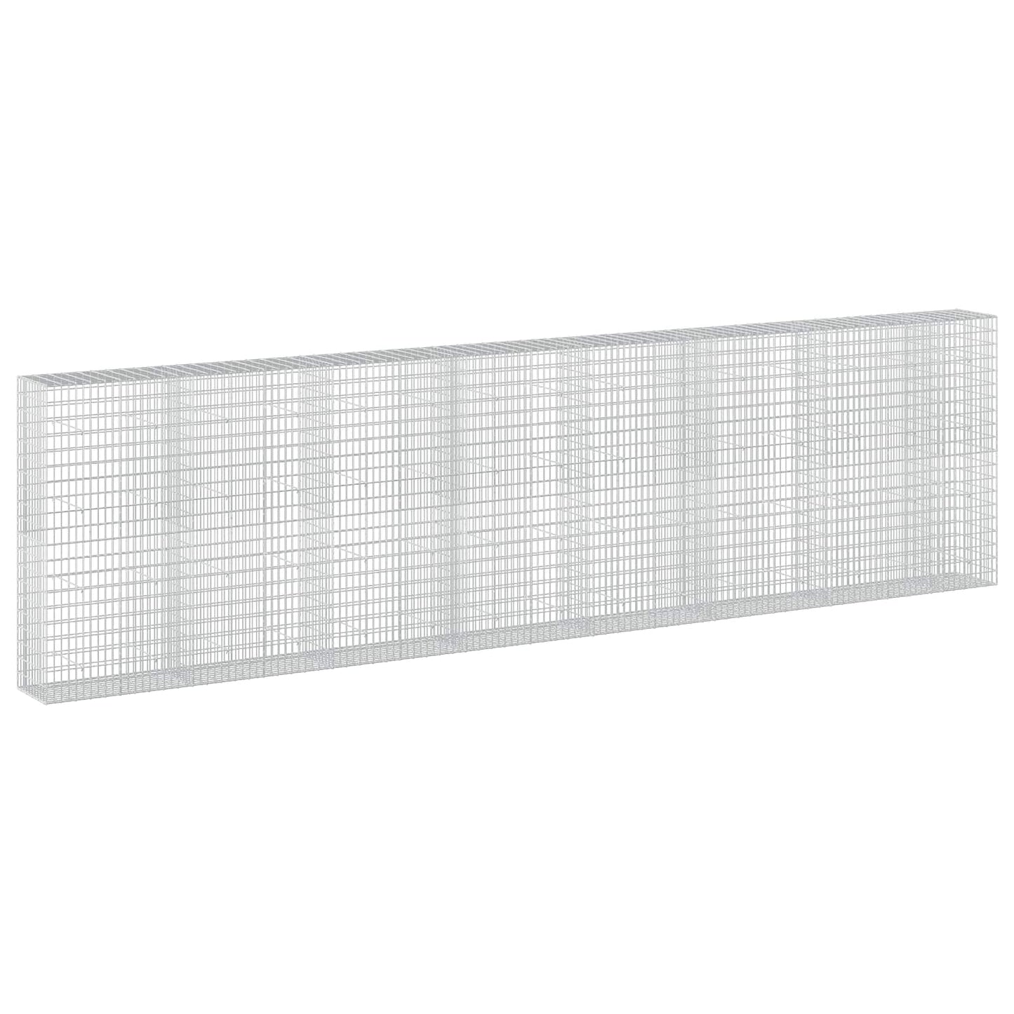 vidaXL Γκαμπιόν με σύρμα 5 mm και πλέγμα 5x10 cm 750x50x200 εκ