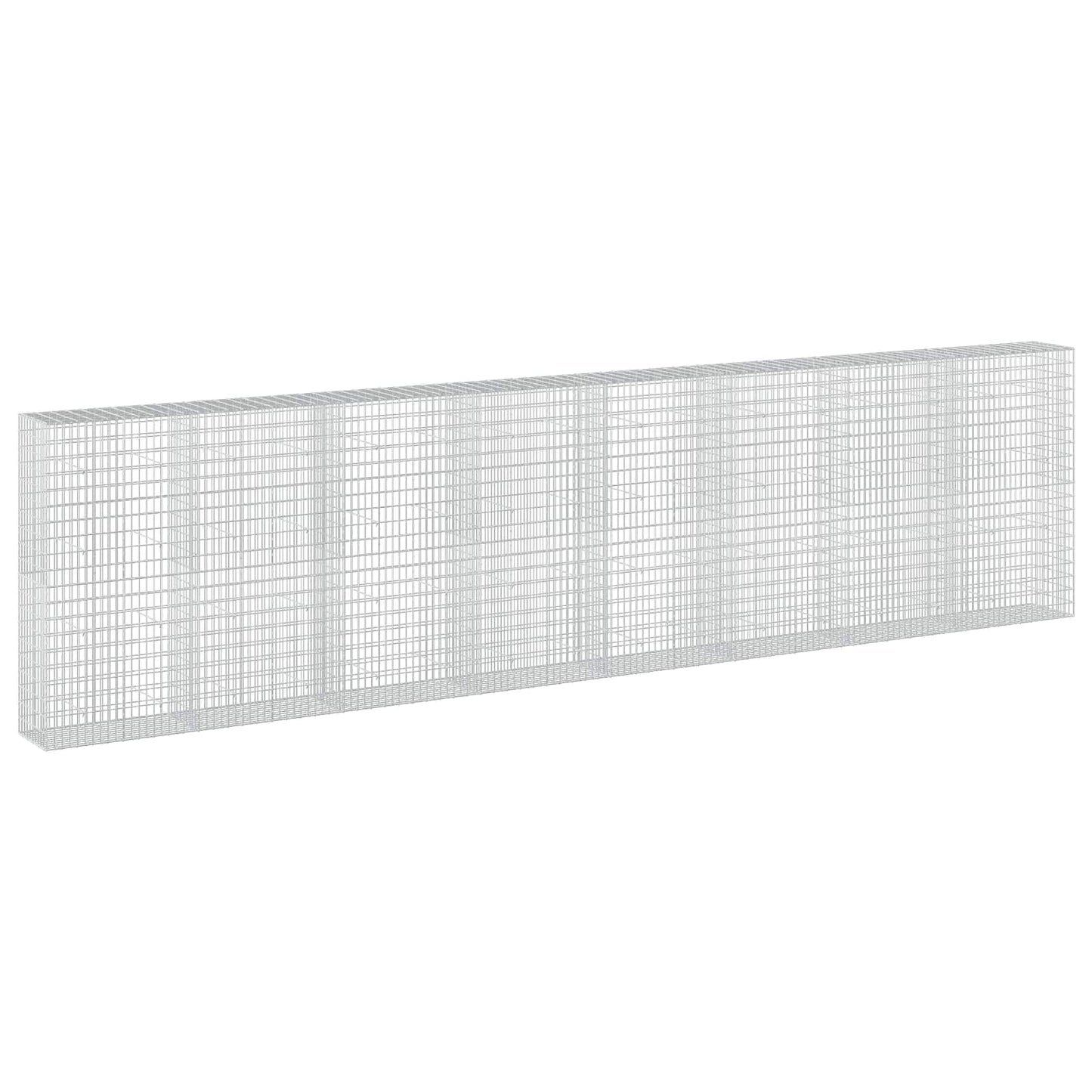 vidaXL Γκαμπιόν με σύρμα 5 mm και πλέγμα 5x10 cm 800x50x200 εκ