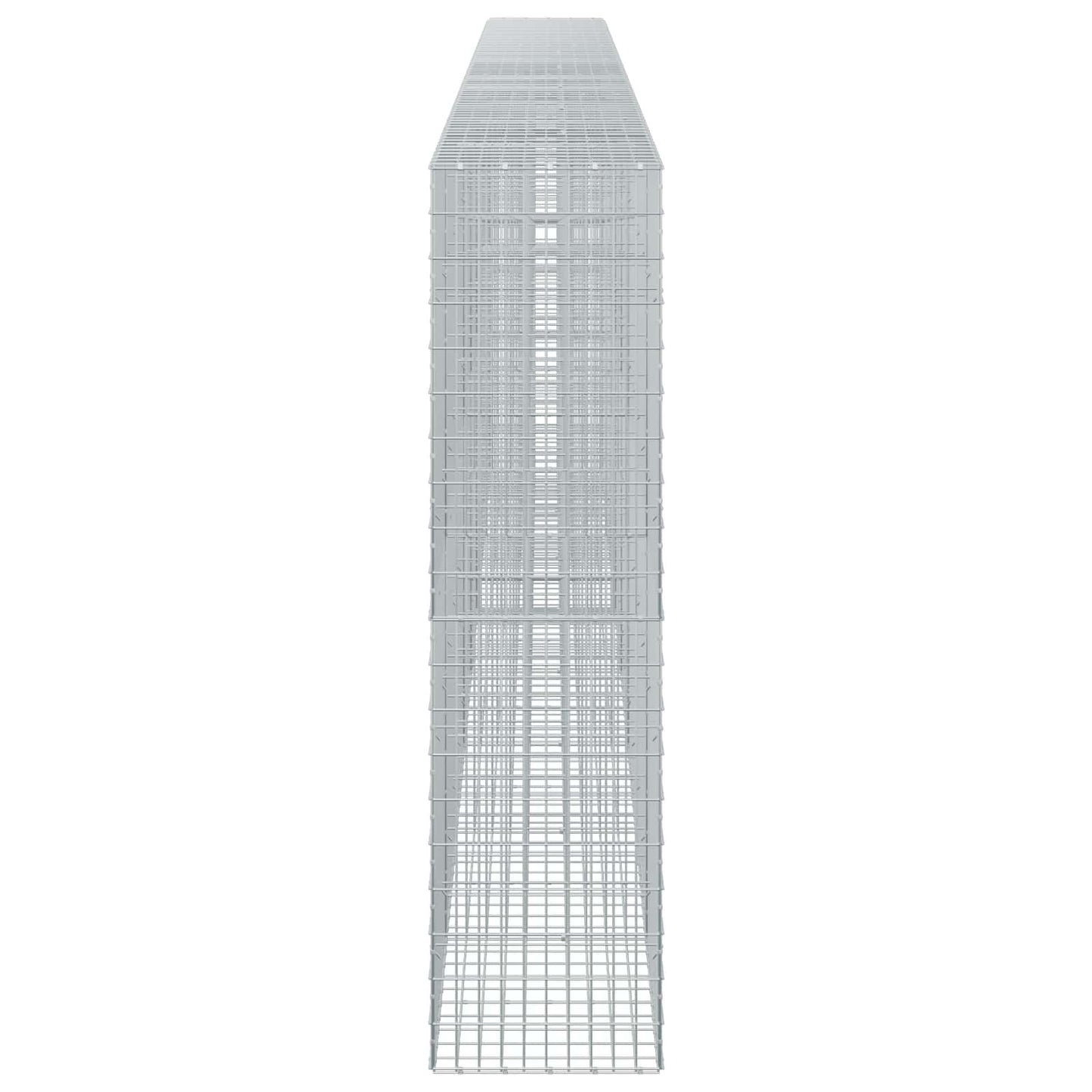 vidaXL Γκαμπιόν με σύρμα 5 mm και πλέγμα 5x10 cm 800x50x200 εκ