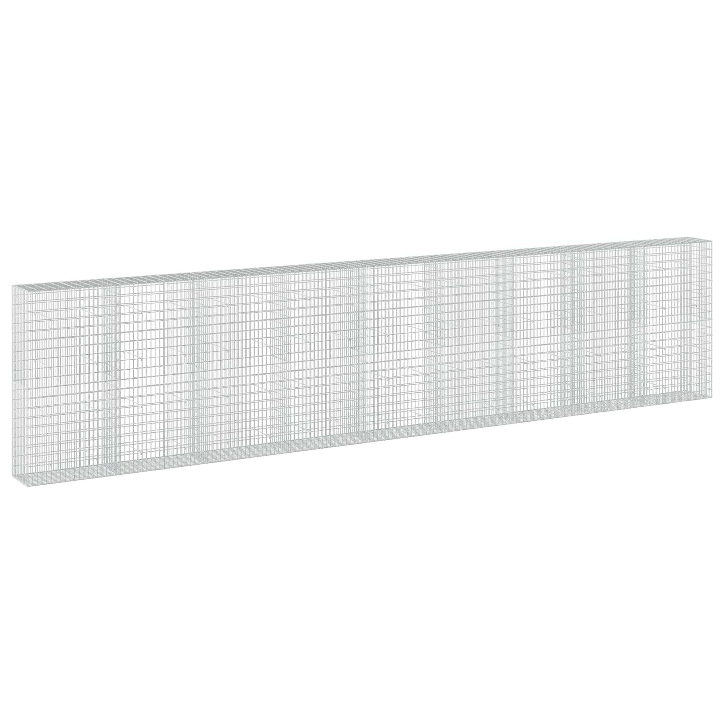 vidaXL Γκαμπιόν με σύρμα 5 mm και πλέγμα 5x10 cm 900x50x200 εκ