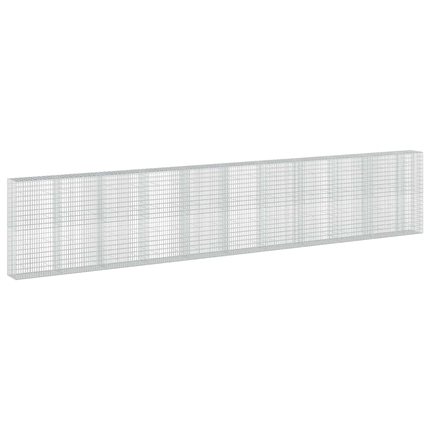 vidaXL Γκαμπιόν με σύρμα 5 mm και πλέγμα 5x10 cm 1050x50x200 εκ
