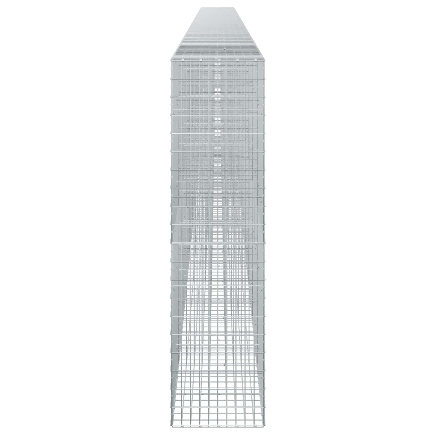 vidaXL Γκαμπιόν με σύρμα 5 mm και πλέγμα 5x10 cm 1150x50x200 εκ