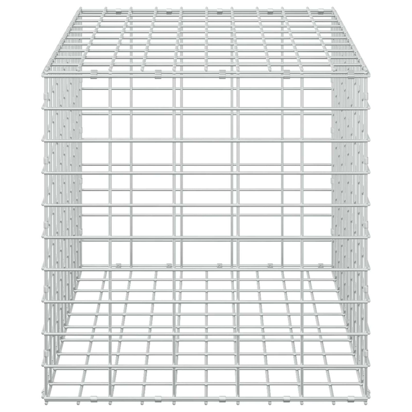 vidaXL Γκαμπιόν με σύρμα 5 mm και πλέγμα 5x10 cm 50x100x50 εκ