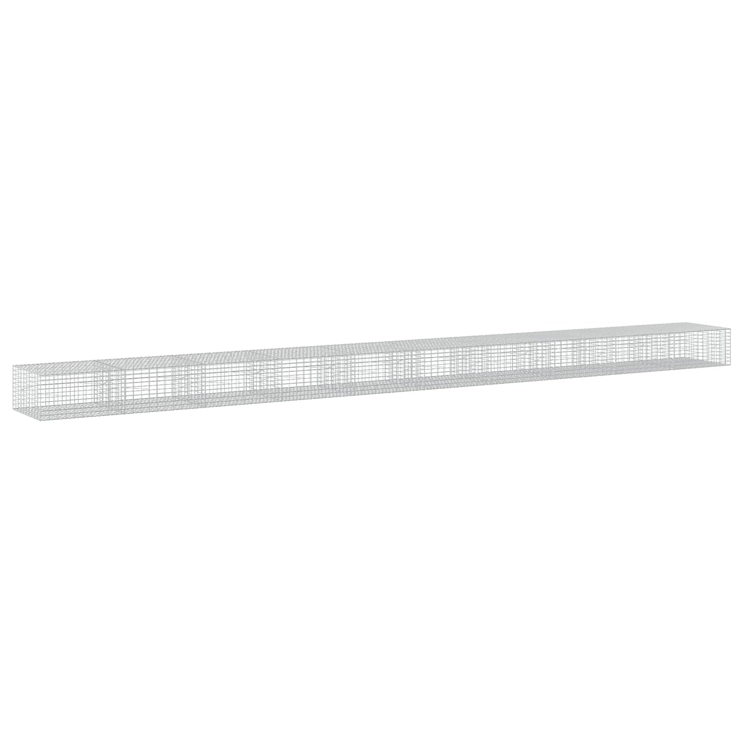 vidaXL Γκαμπιόν με σύρμα 5 mm και πλέγμα 5x10 cm 1000x100x50 εκ