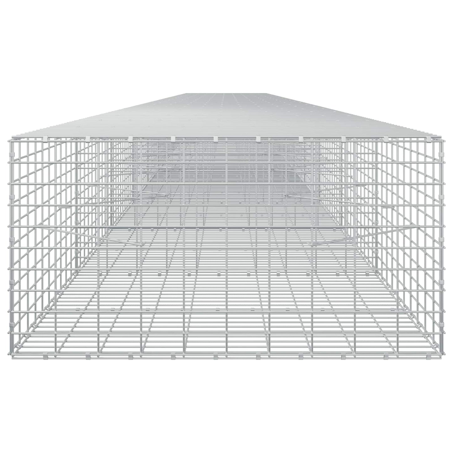 vidaXL Γκαμπιόν με σύρμα 5 mm και πλέγμα 5x10 cm 1000x100x50 εκ
