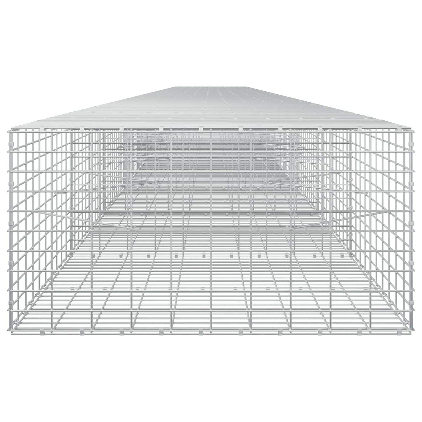 vidaXL Γκαμπιόν με σύρμα 5 mm και πλέγμα 5x10 cm 1050x100x50 εκ.
