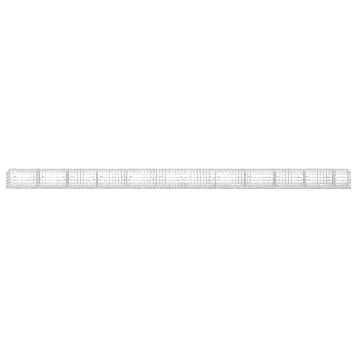 vidaXL Γκαμπιόν με σύρμα 5 mm και πλέγμα 5x10 cm 1150x100x50 εκ.