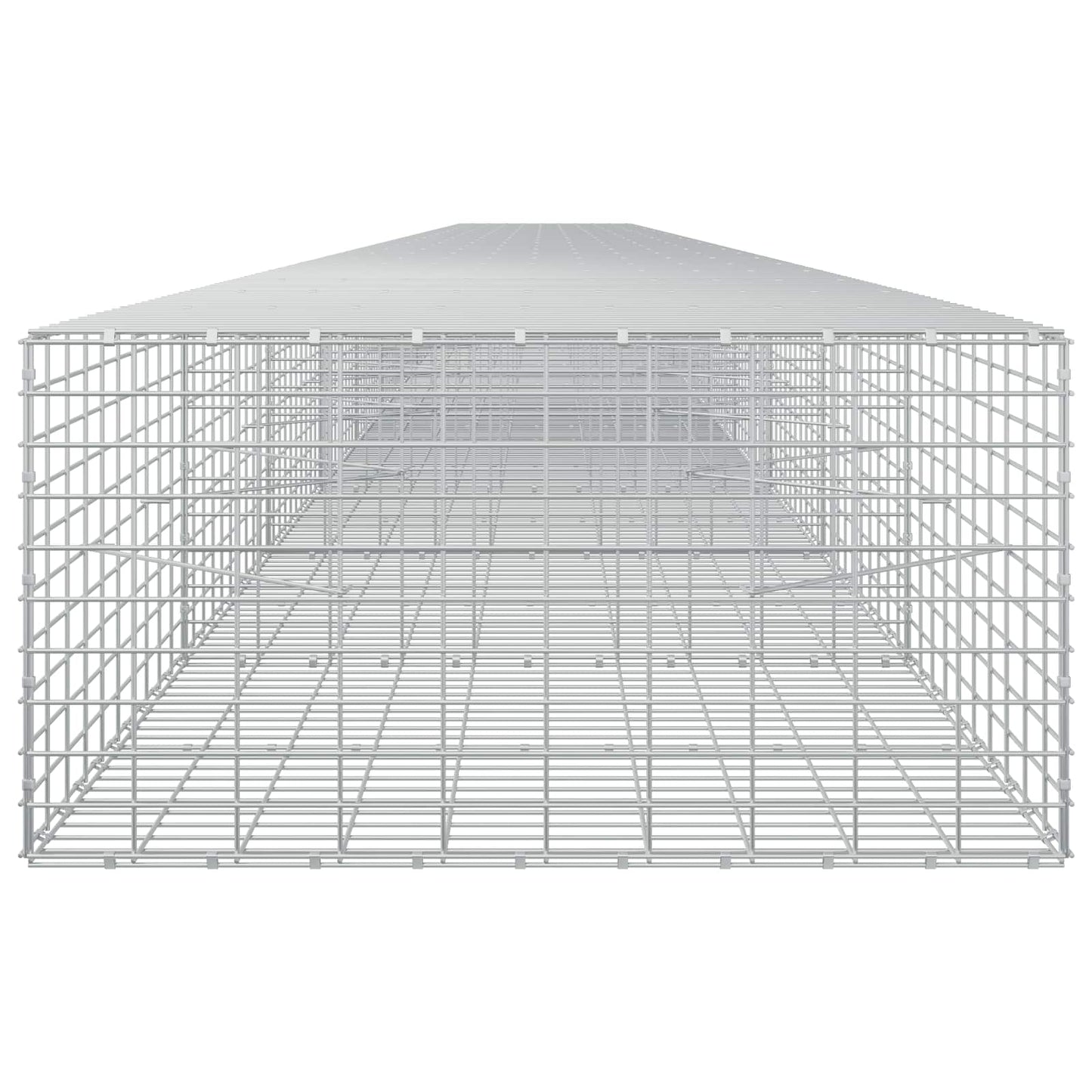 vidaXL Γκαμπιόν με σύρμα 5 mm και πλέγμα 5x10 cm 1150x100x50 εκ.