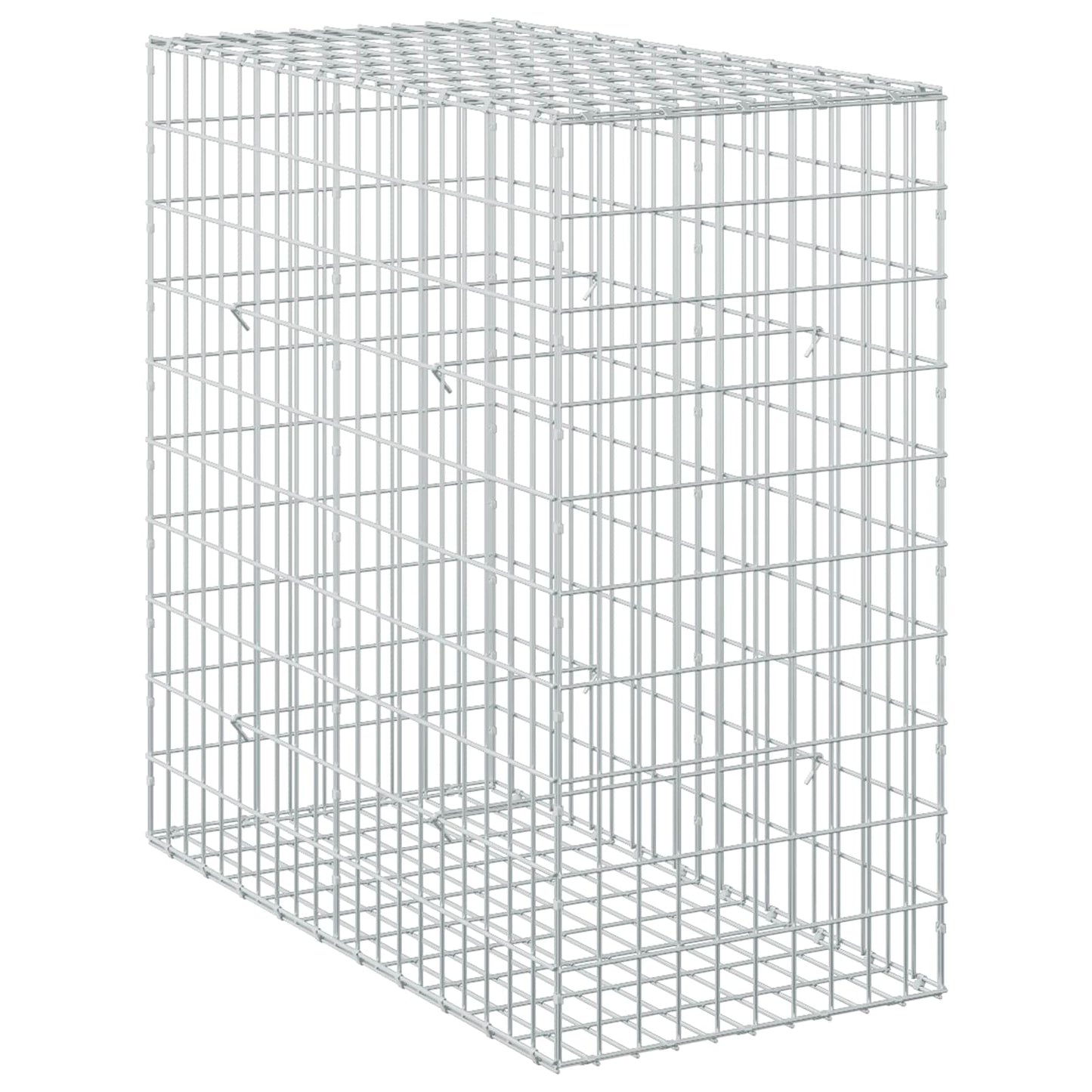 vidaXL Γκαμπιόν με σύρμα 5 mm και πλέγμα 5x10 cm 50x100x100 εκ
