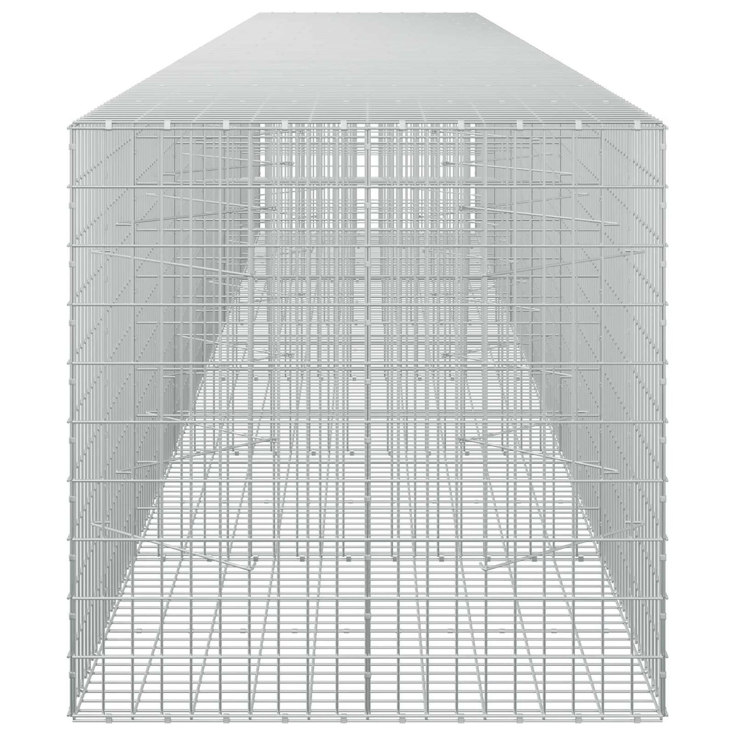 vidaXL Γκαμπιόν με σύρμα 5 mm και πλέγμα 5x10 cm 650x100x100 εκ
