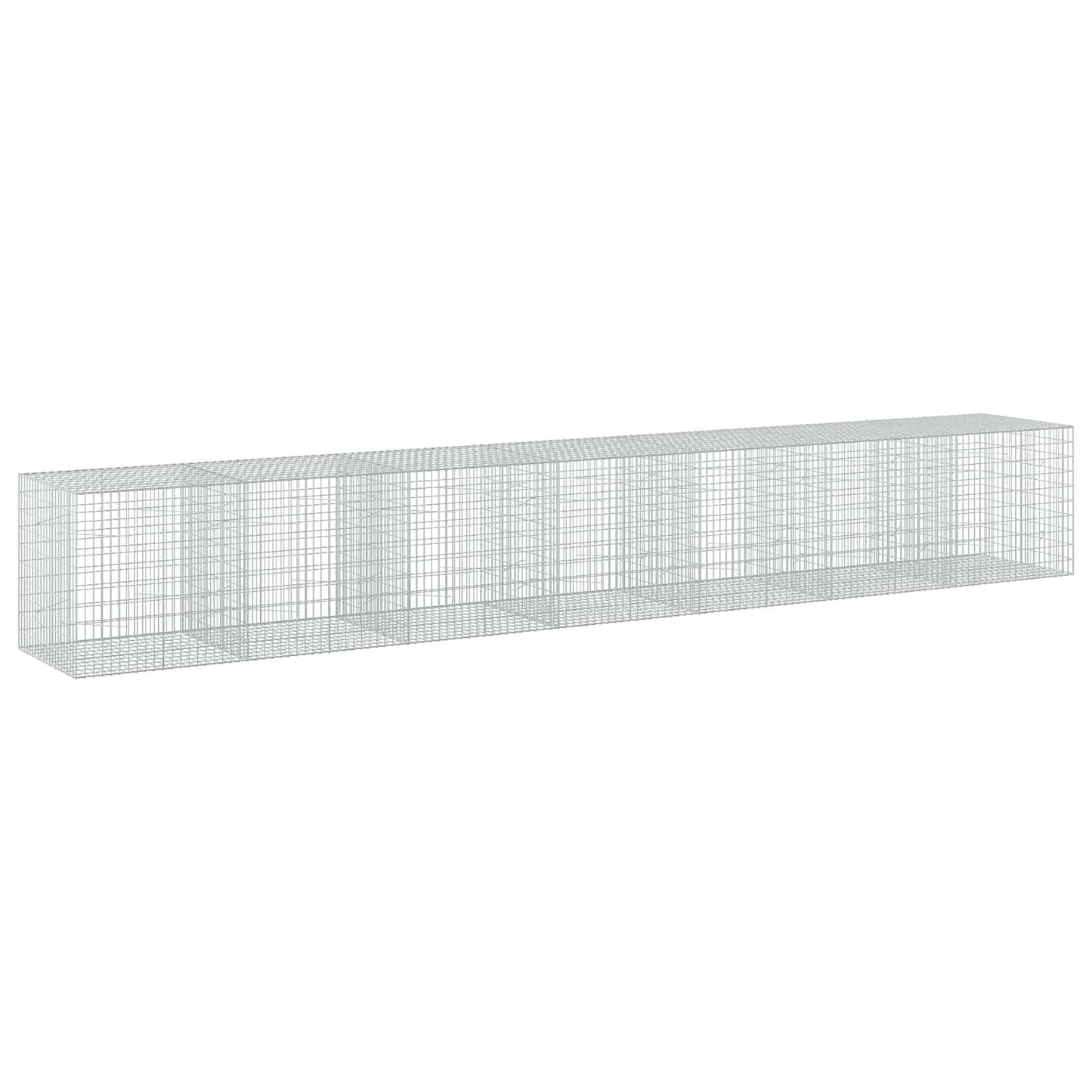 vidaXL Γκαμπιόν με σύρμα 5 mm και πλέγμα 5x10 cm 700x100x100 εκ.
