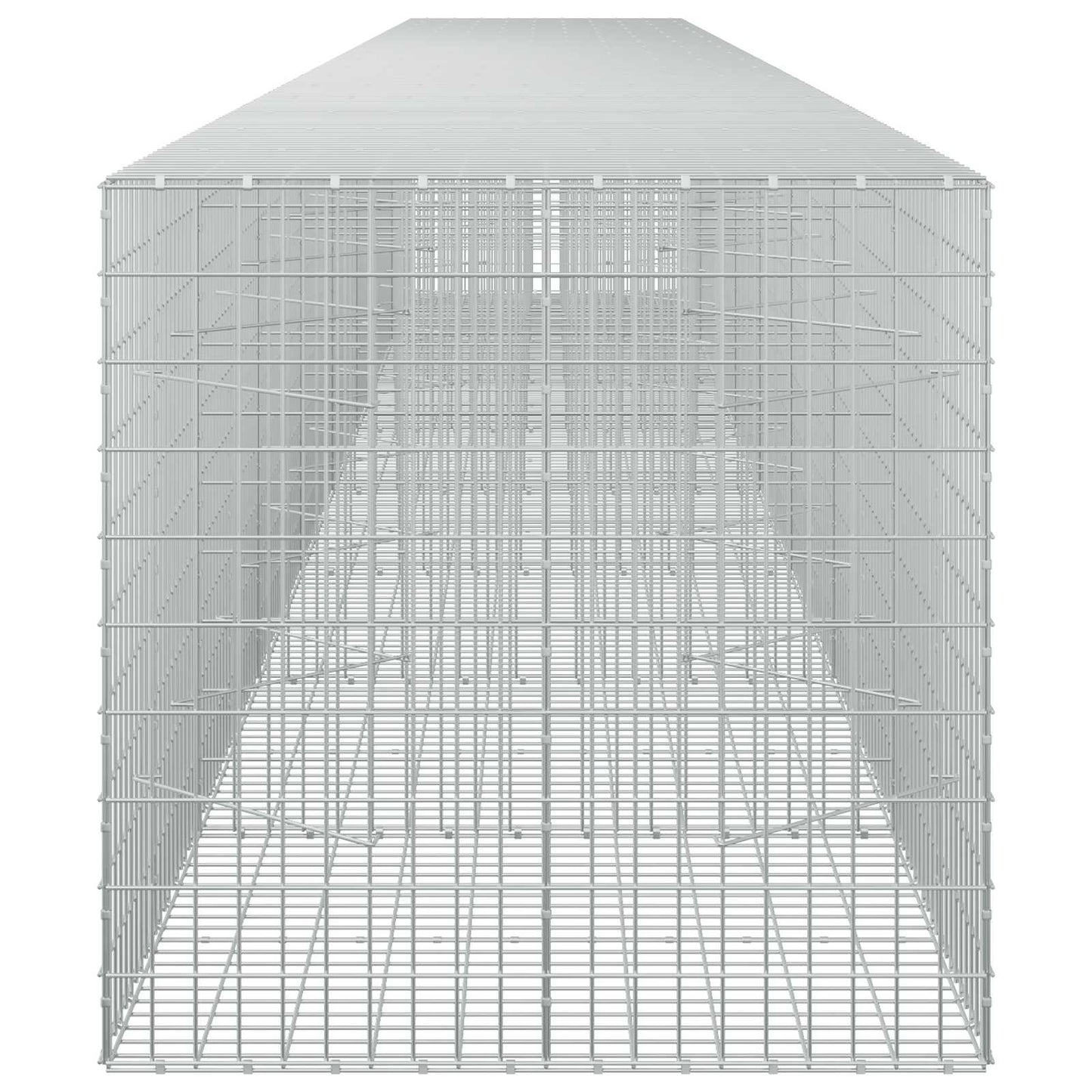 vidaXL Γκαμπιόν με σύρμα 5 mm και πλέγμα 5x10 cm 850x100x100 εκ