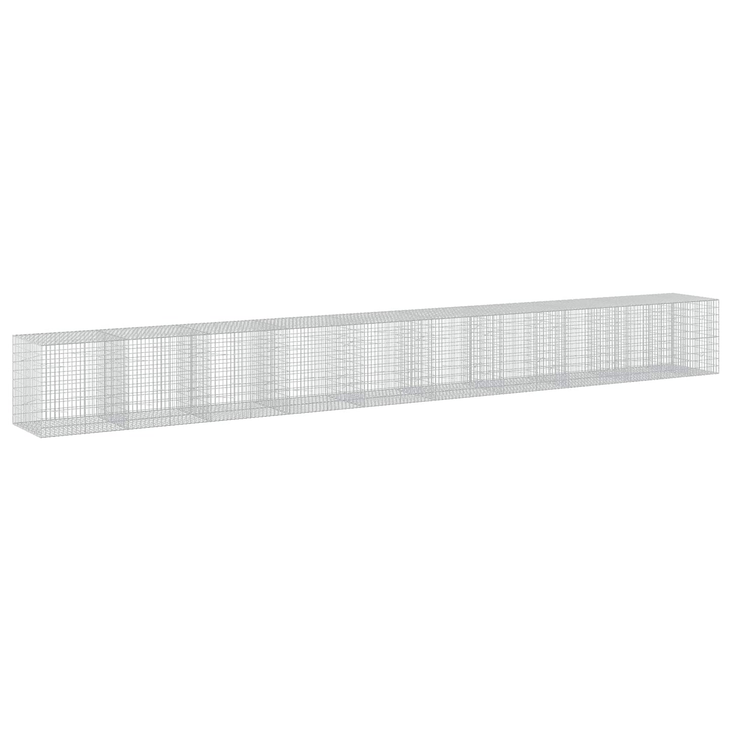vidaXL Γκαμπιόν με σύρμα 5 mm και πλέγμα 5x10 cm 950x100x100 εκ