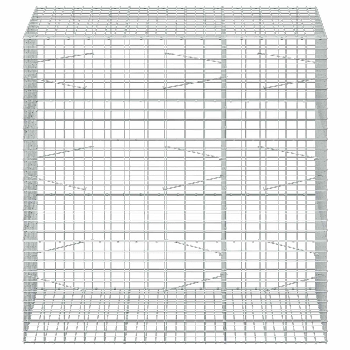 vidaXL Γκαμπιόν με σύρμα 5 mm και πλέγμα 5x10 cm 150x100x150 εκ.