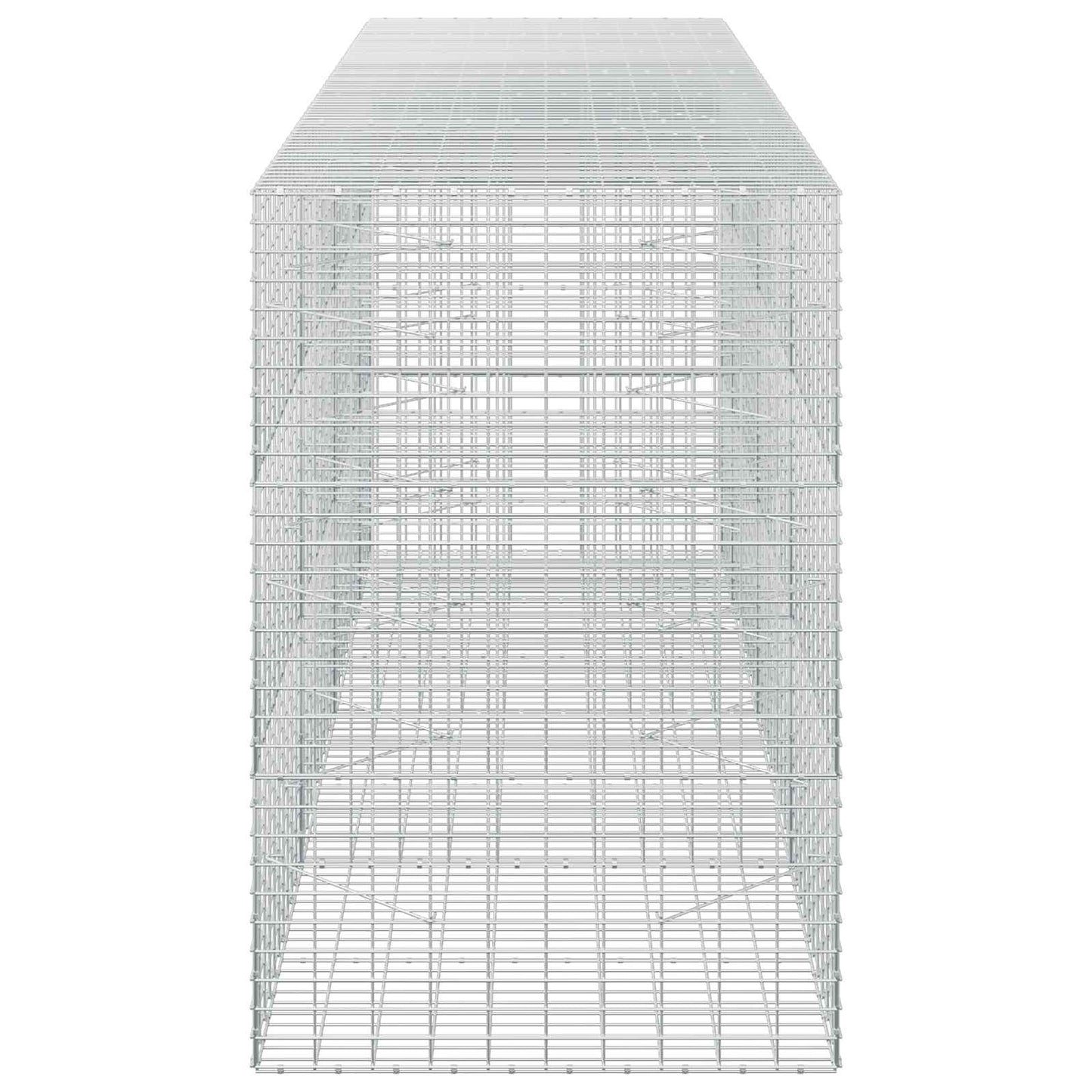 vidaXL Γκαμπιόν με σύρμα 5 mm και πλέγμα 5x10 cm 350x100x150 εκ.