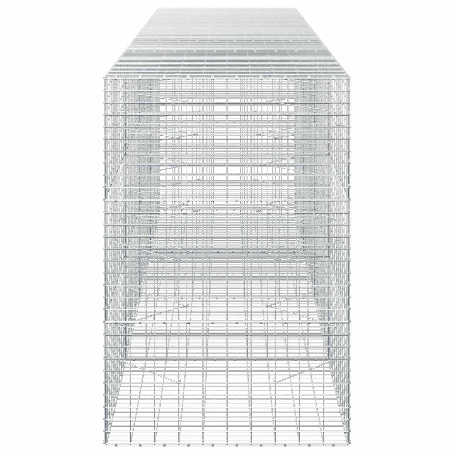 vidaXL Γκαμπιόν με σύρμα 5 mm και πλέγμα 5x10 cm 400x100x150 εκ.