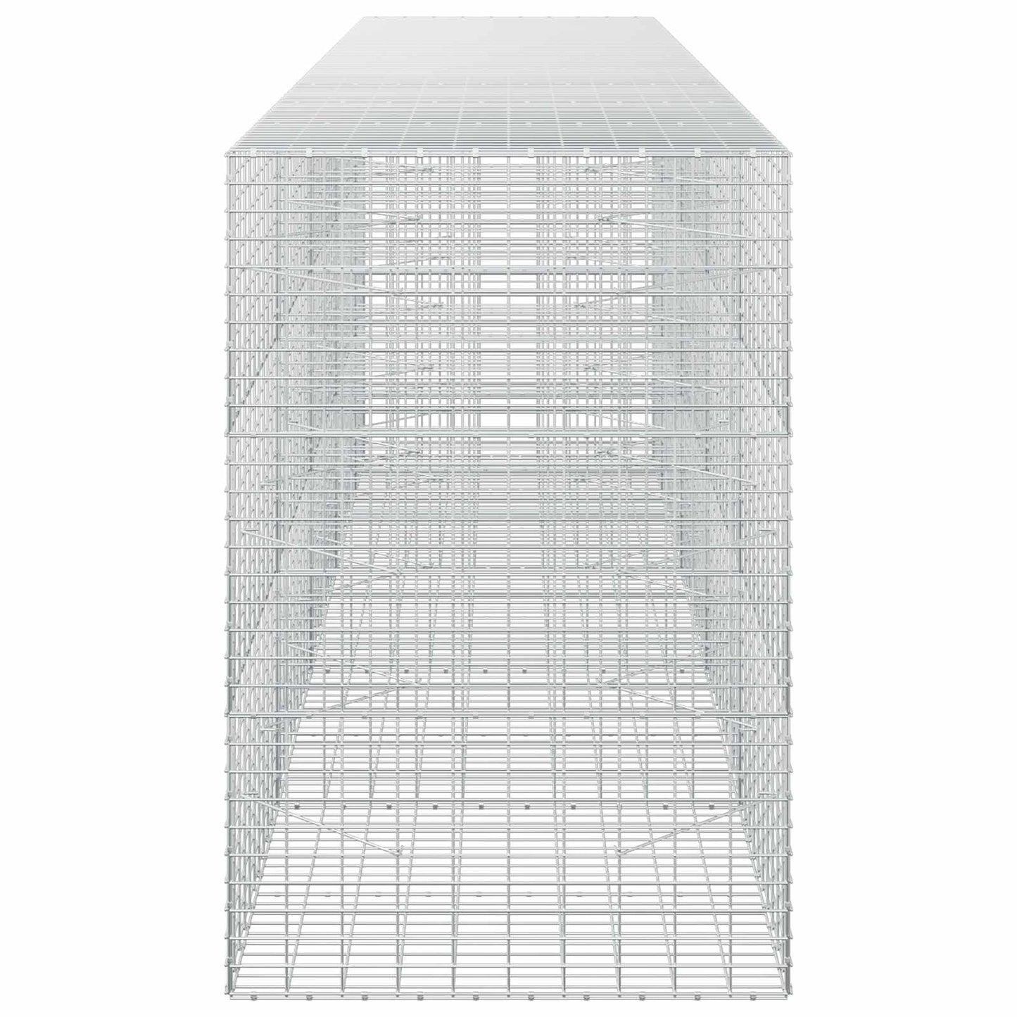 vidaXL Γκαμπιόν με σύρμα 5 mm και πλέγμα 5x10 cm 450x100x150 εκ.