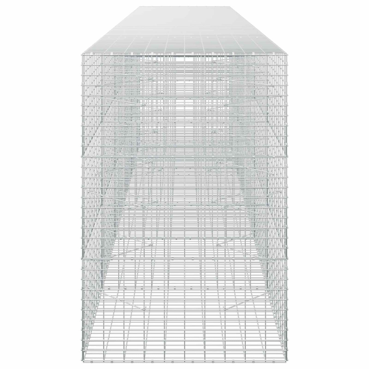 vidaXL Γκαμπιόν με σύρμα 5 mm και πλέγμα 5x10 cm 550x100x150 εκ.