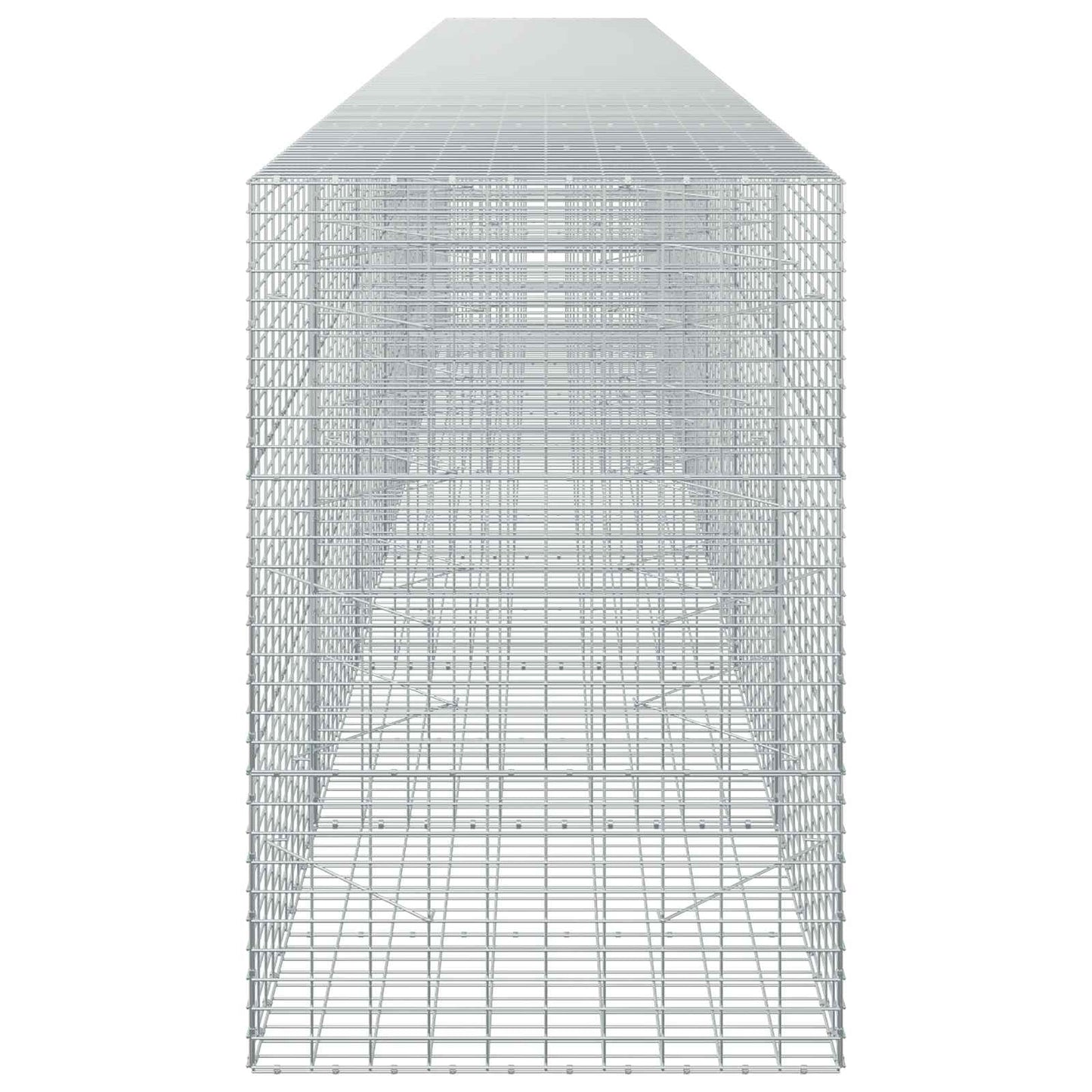 vidaXL Γκαμπιόν με σύρμα 5 mm και πλέγμα 5x10 cm 700x100x150 εκ.