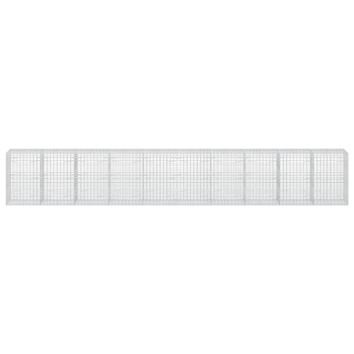 vidaXL Γκαμπιόν με σύρμα 5 mm και πλέγμα 5x10 cm 1000x100x150 εκ.