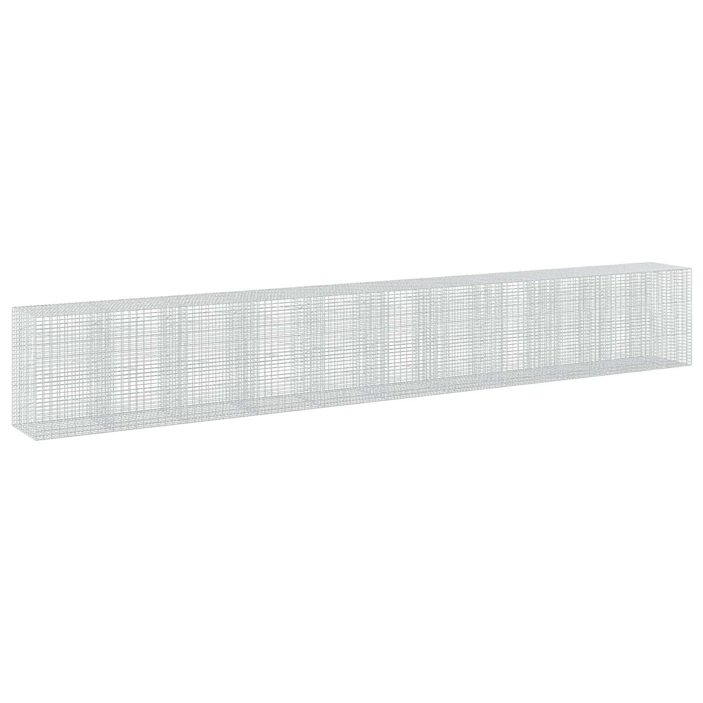 vidaXL Γκαμπιόν με σύρμα 5 mm και πλέγμα 5x10 cm 1050x100x150 εκ