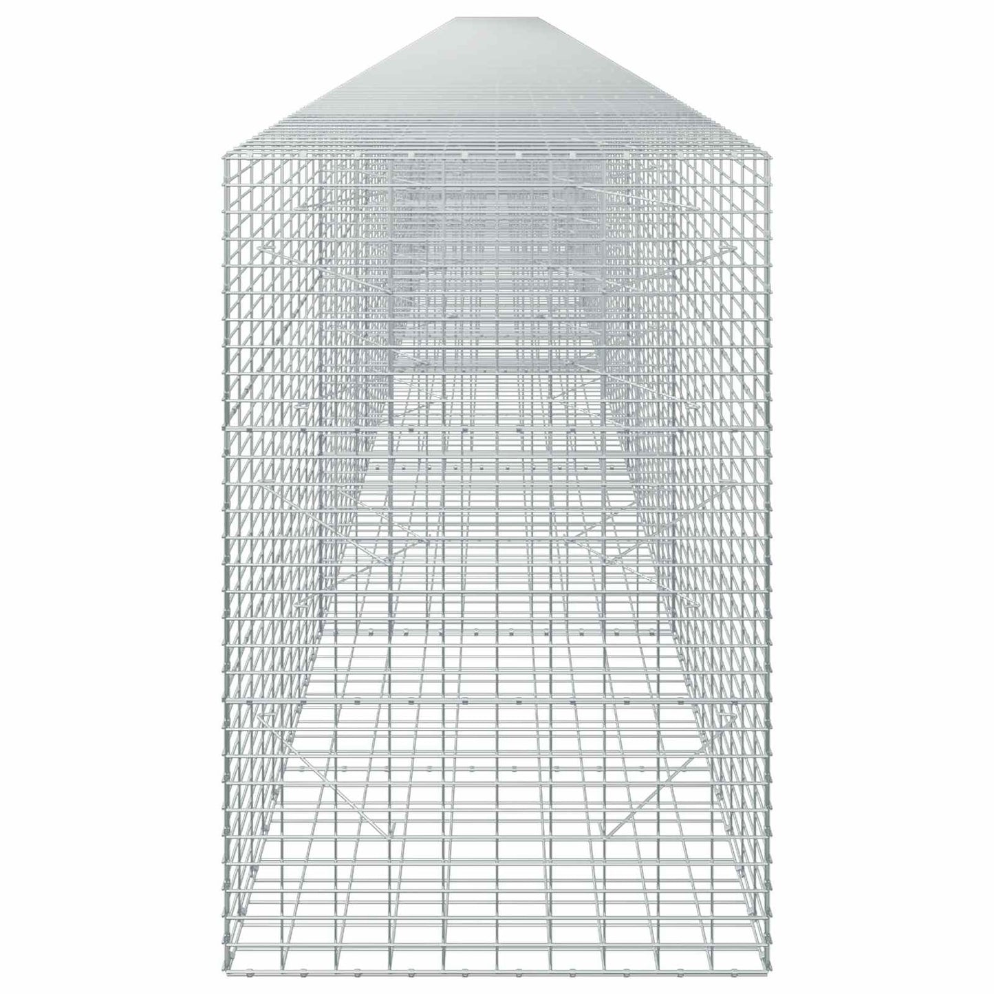 vidaXL Γκαμπιόν με σύρμα 5 mm και πλέγμα 5x10 cm 1050x100x150 εκ