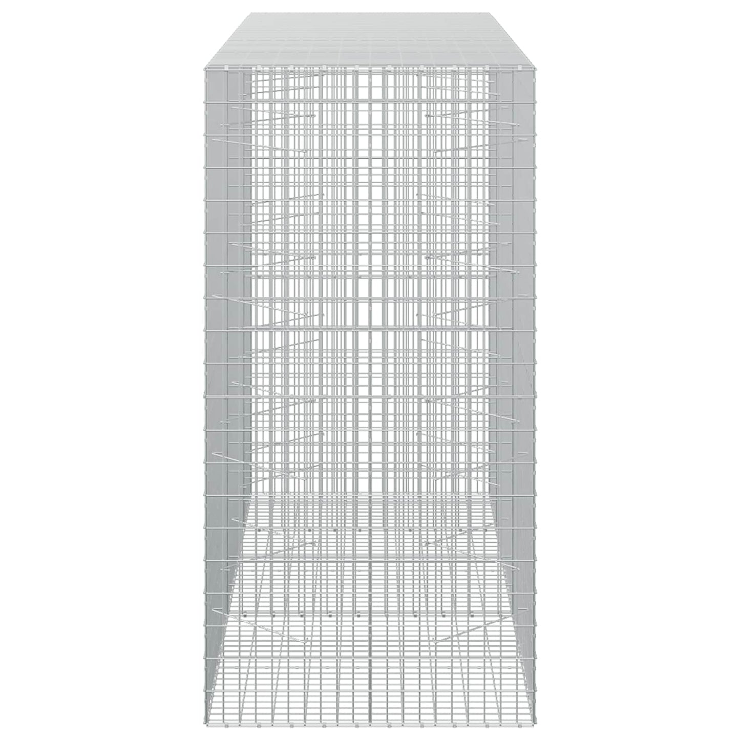 vidaXL Γκαμπιόν με σύρμα 5 mm και πλέγμα 5x10 cm 250x100x200 εκ.