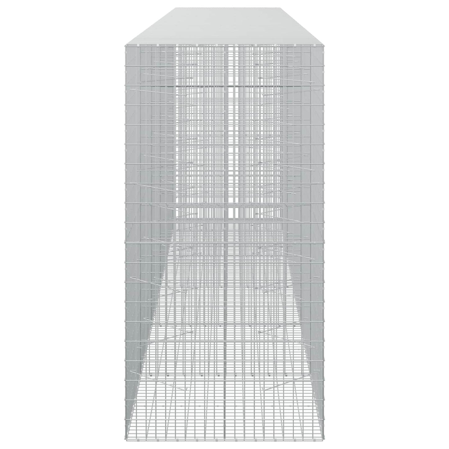 vidaXL Γκαμπιόν με σύρμα 5 mm και πλέγμα 5x10 cm 550x100x200 εκ.