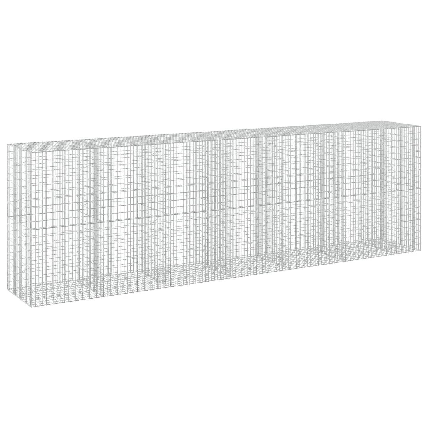 vidaXL Γκαμπιόν με σύρμα 5 mm και πλέγμα 5x10 cm 650x100x200 εκ