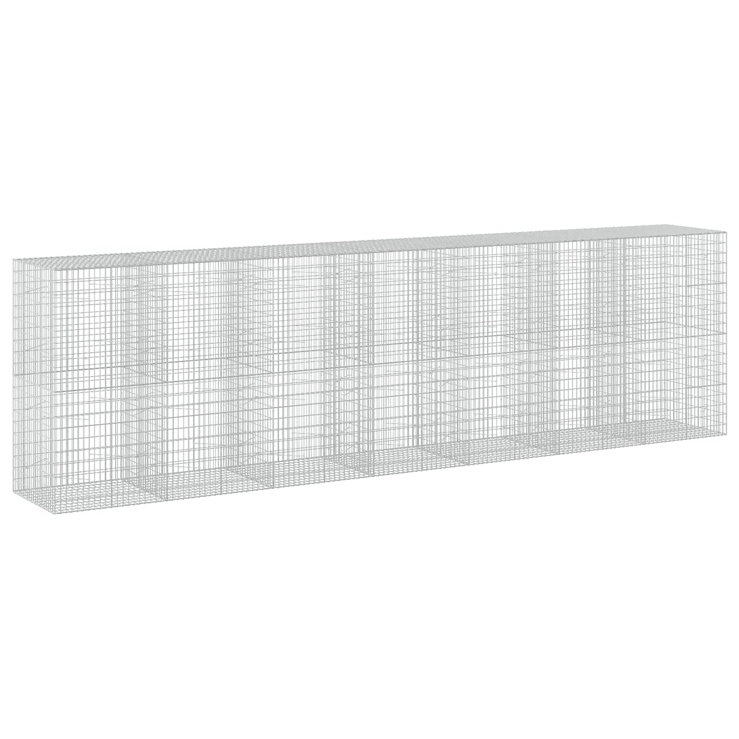 vidaXL Γκαμπιόν με σύρμα 5 mm και πλέγμα 5x10 cm 700x100x200 εκ.