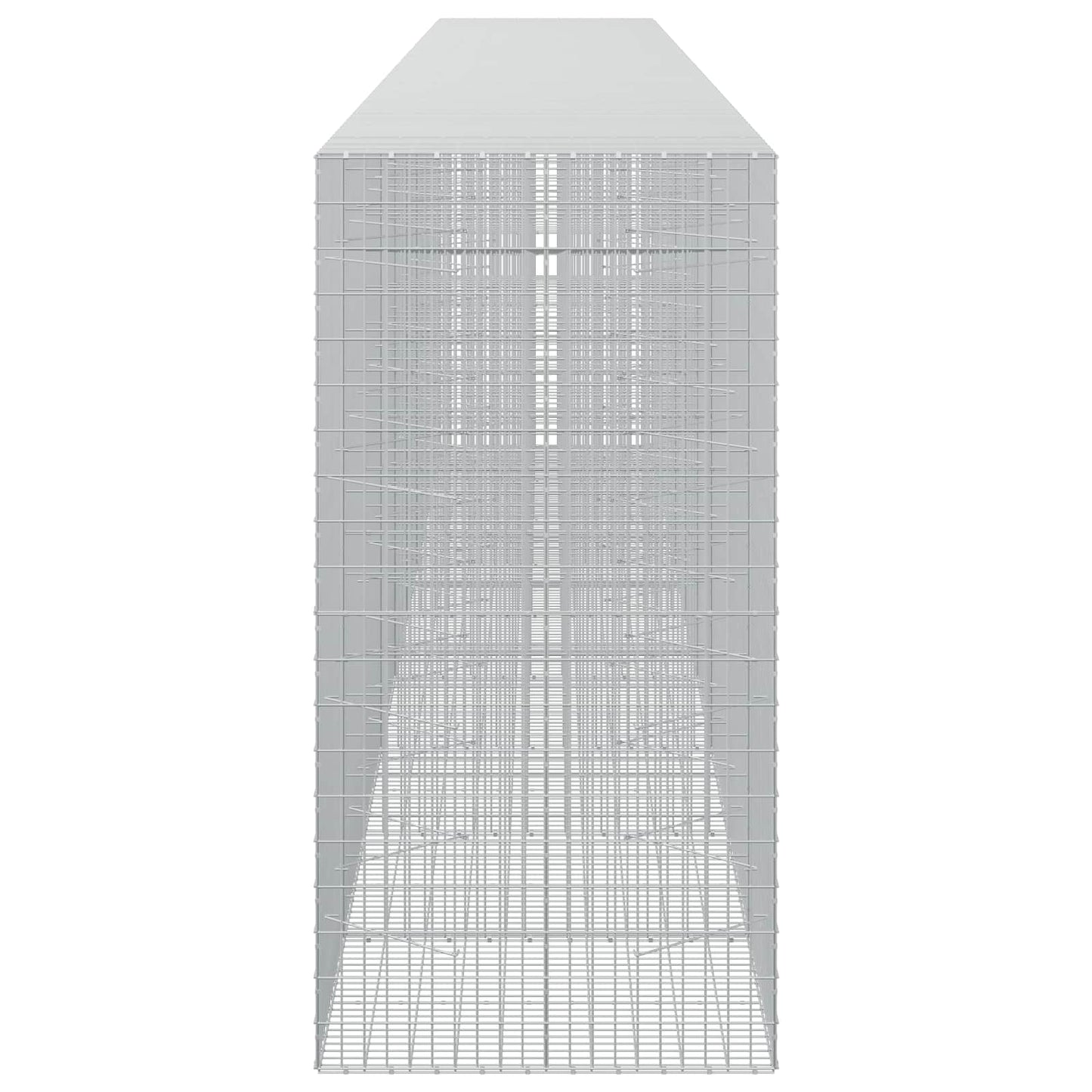 vidaXL Γκαμπιόν με σύρμα 5 mm και πλέγμα 5x10 cm 900x100x200 εκ