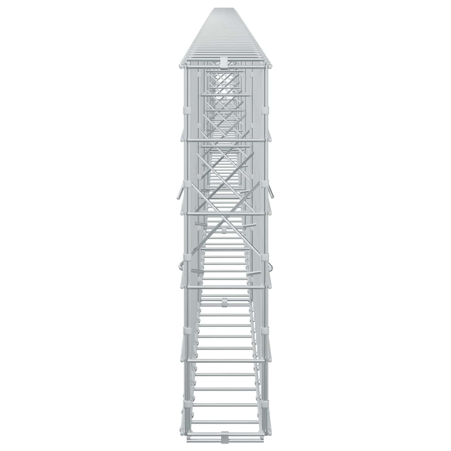 vidaXL Γκαμπιόν με σύρμα 5 mm και πλέγμα 10x10 cm 700x10x50 εκ.