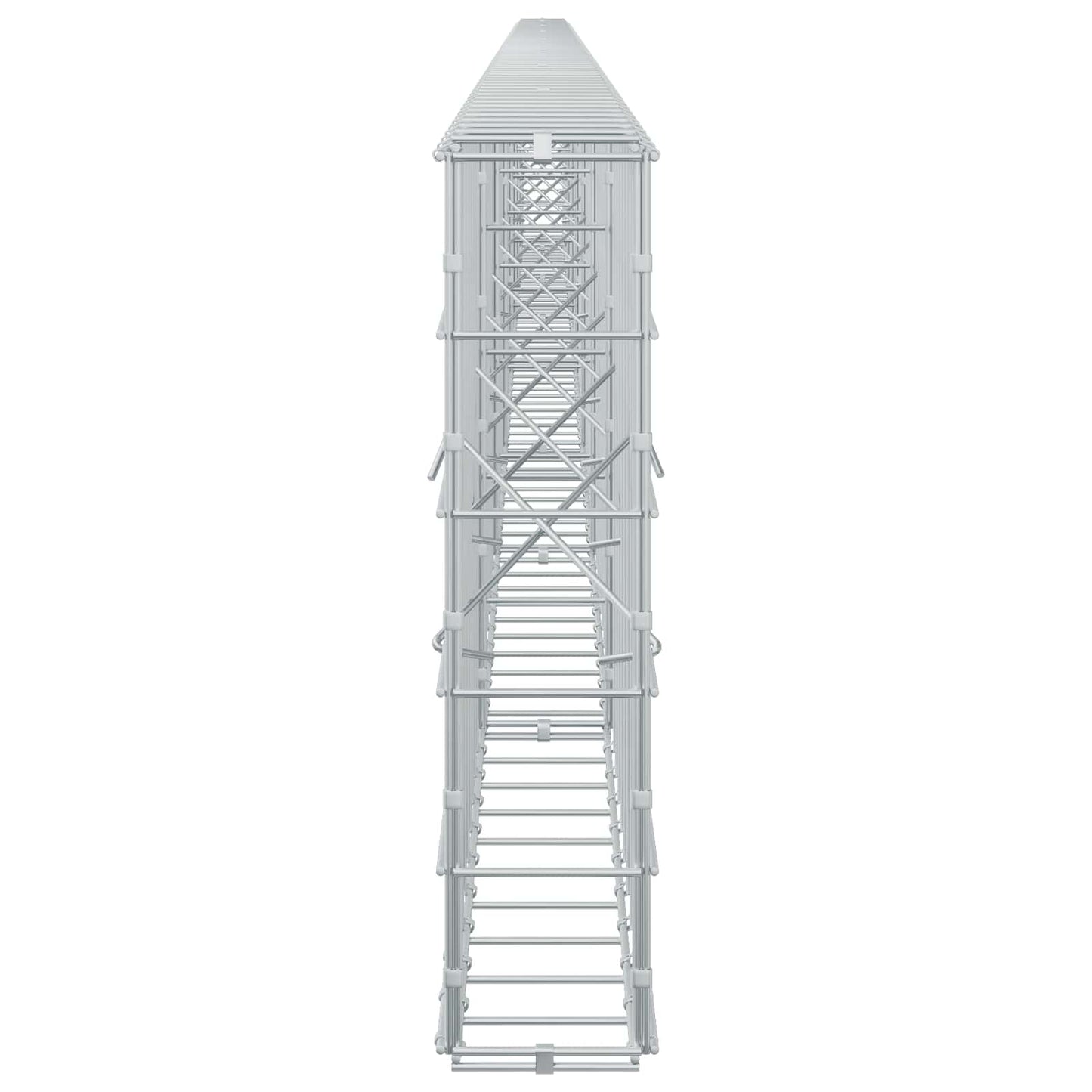 vidaXL Γκαμπιόν με σύρμα 5 mm και πλέγμα 10x10 cm 750x10x50 εκ.
