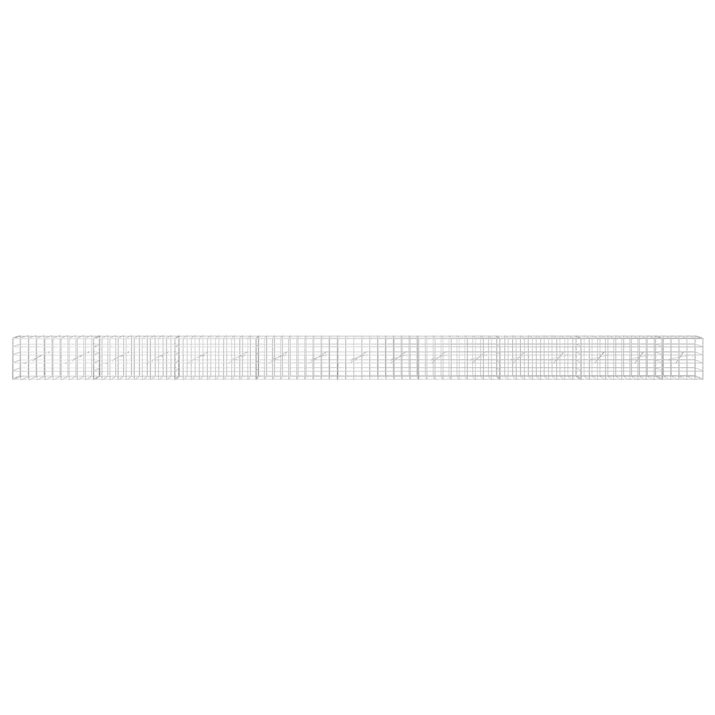 vidaXL Γκαμπιόν με σύρμα 5 mm και πλέγμα 10x10 cm 850x10x50 εκ