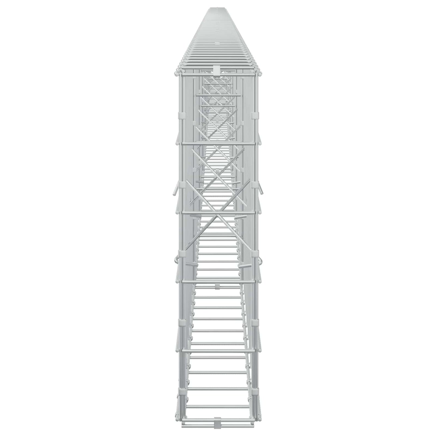 vidaXL Γκαμπιόν με σύρμα 5 mm και πλέγμα 10x10 cm 850x10x50 εκ
