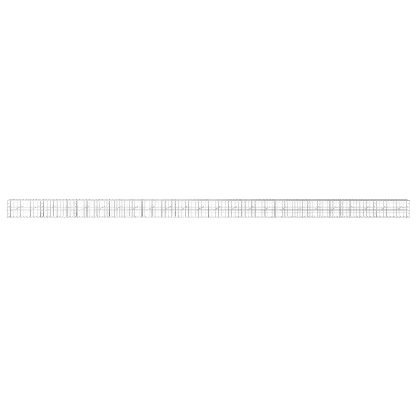 vidaXL Γκαμπιόν με σύρμα 5 mm και πλέγμα 10x10 cm 1200x10x50 εκ